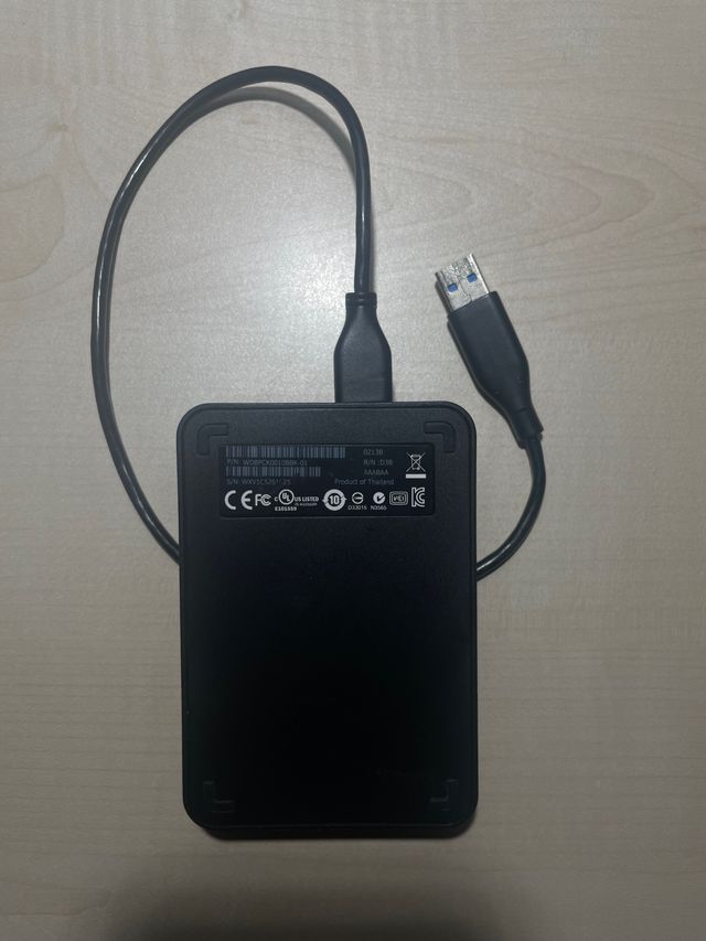 Disco rigido WD da 1 TB + custodia HAMA