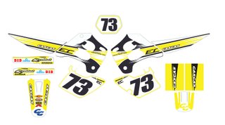 Pegatinas moto Enduro Gas-Gas EC 98-01 Amarillo