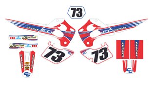 Pegatinas moto Enduro Gas-Gas EC 98-01 Rojo/azul