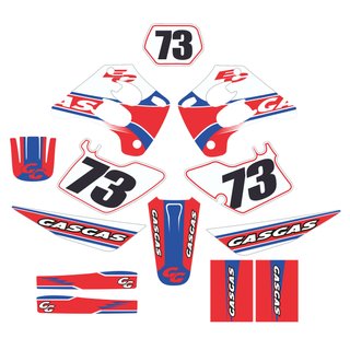 Pegatinas moto Enduro Gas-Gas EC 98-01 Rojo/azul 3