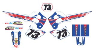 Pegatinas moto Enduro Gas-Gas EC 98-01 Azul/Rojo