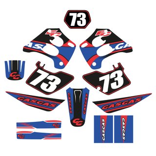 Pegatinas moto Enduro Gas-Gas EC 98-01 Azul/Rojo 4