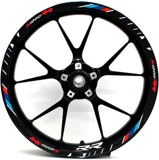 Kit Pegatinas llantas moto BMW S1000RR Motorsport