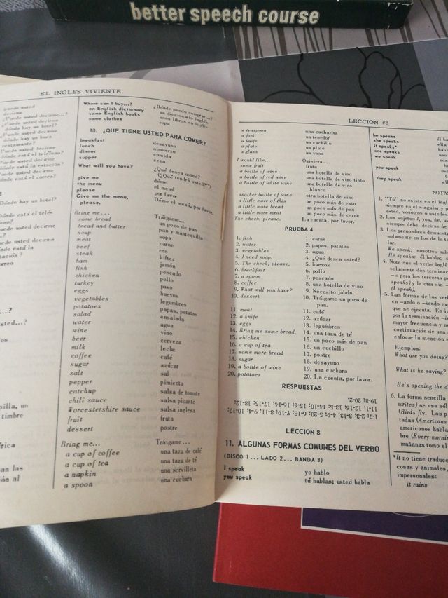 Vinilos vintage, Curso completo de ingles
