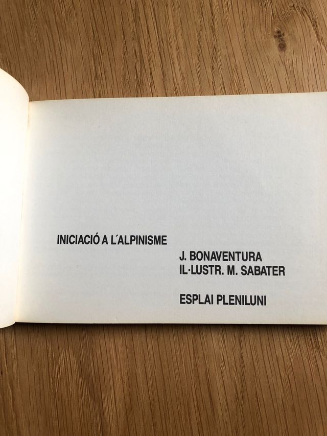 Iniciació a l'Alpinisme