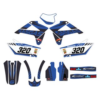 kit Pegatinas moto Enduro Gas-Gas EC 07-09 Azul