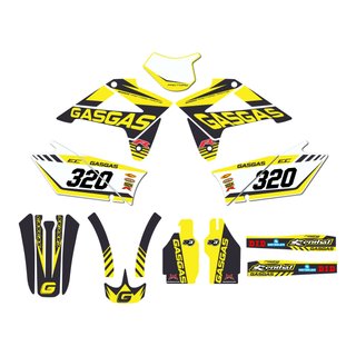 Pegatinas moto Enduro Gas-Gas EC 07-09 Amarillo
