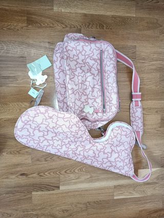 Bolso maternal tous y cambiador de segunda mano por 40 EUR en Corredoria en  WALLAPOP