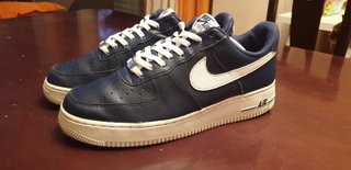 AIR FORCE ONE LOW AZUL OSCURO de segunda mano por 60 EUR en Madrid en  WALLAPOP