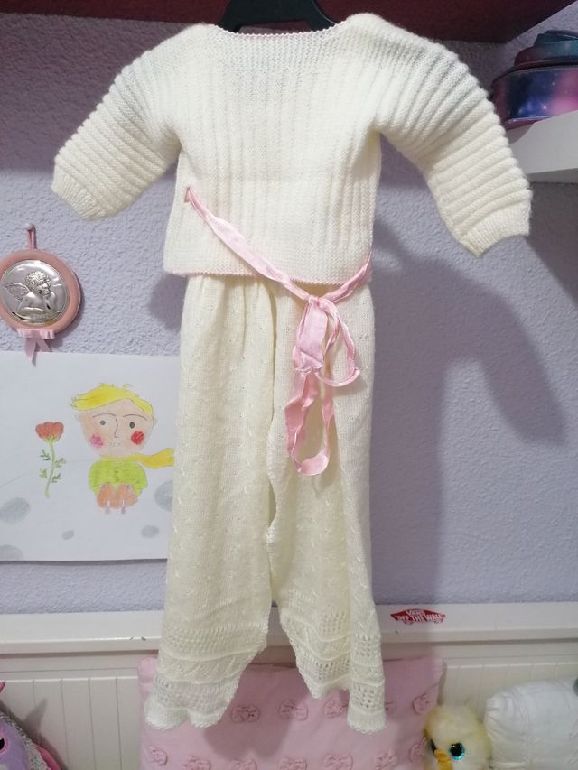 faldón, vestido bautizo