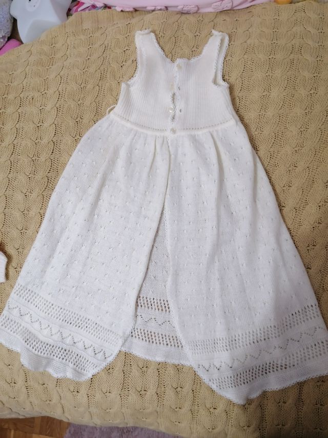 faldón, vestido bautizo