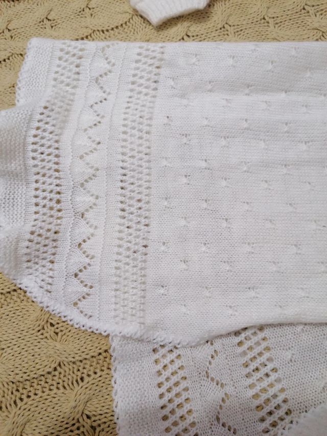 faldón, vestido bautizo