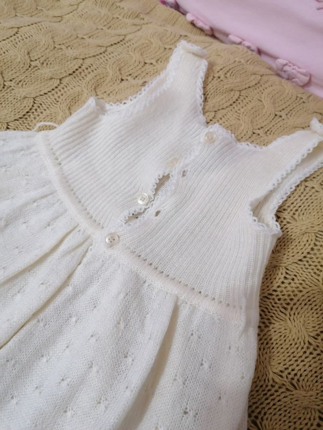 faldón, vestido bautizo