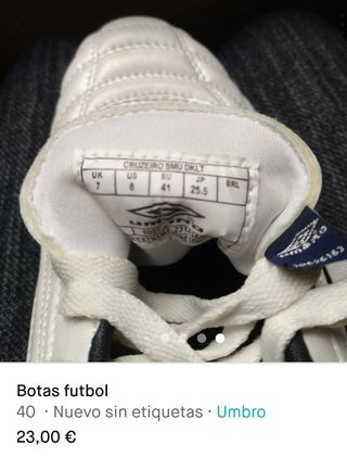 Botas futbito, umbro de segunda mano por 18 EUR en Logroño en WALLAPOP