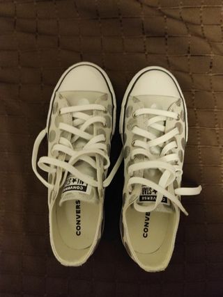 Converse doble suela de segunda mano en WALLAPOP