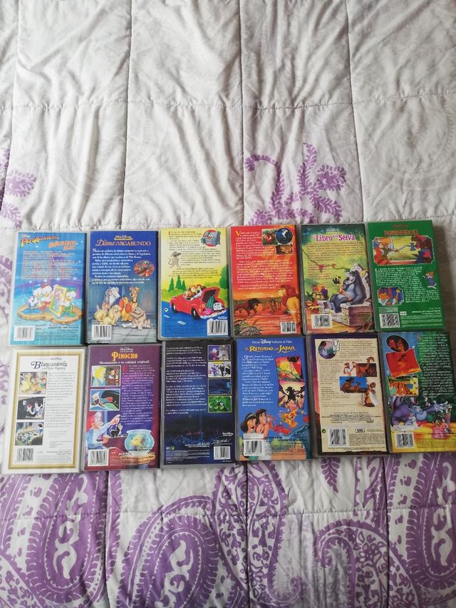 12 peliculas vhs Disney originales 20€