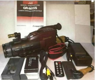 JVC VIDEO CAMARA VHS-C MODEL GR.M55S-SECAM FRANCIA