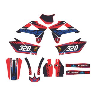 Kit Pegatinas moto Enduro Gas-Gas EC 07-09 Negra 4
