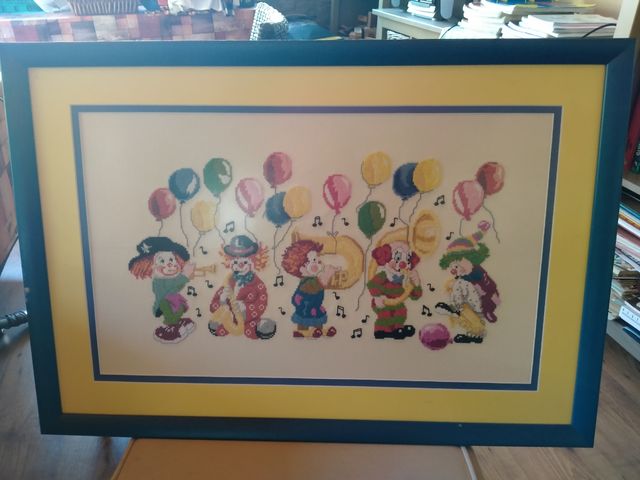 Cuadro bordado a mano