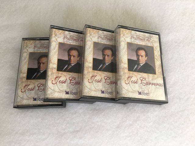 Cassettes de José Carreras 4 cassettes