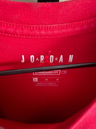 CAMISETA NIKE JORDAN ROJO HOMBRE