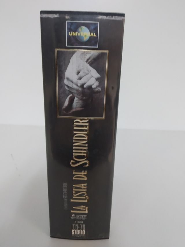 VHS La Lista de Schindler.