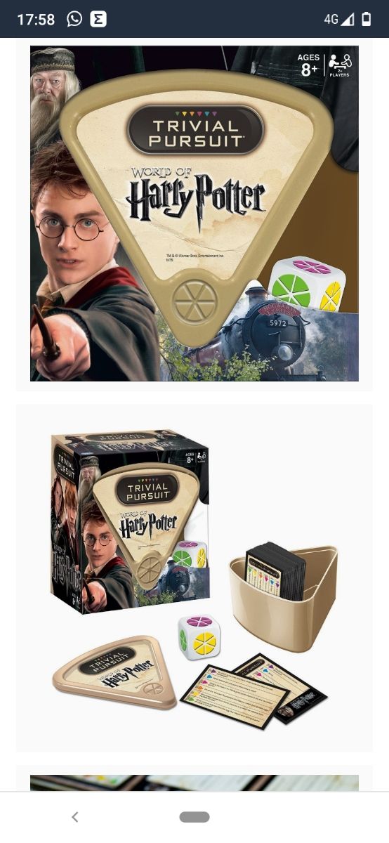 Trivial Harry Potter (versión inglés)