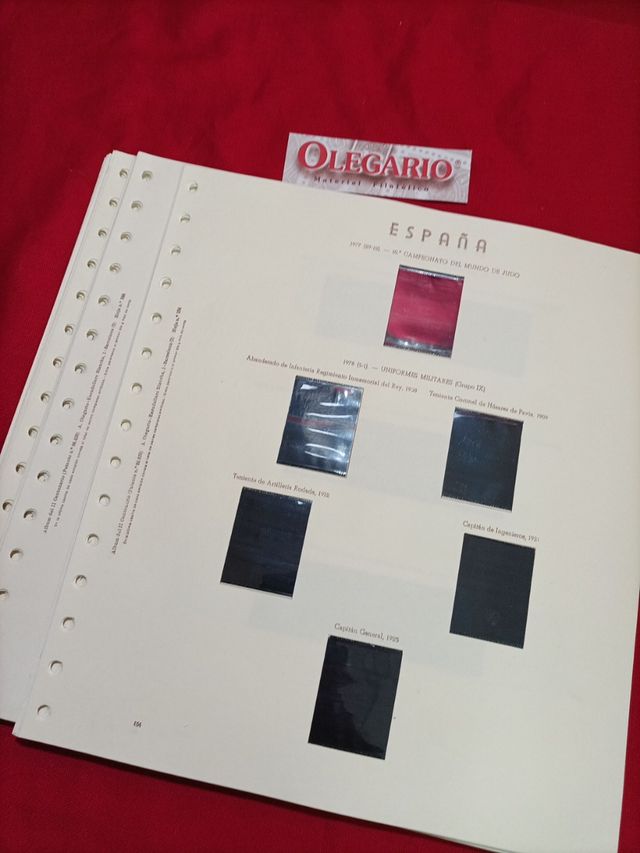 olegario años 1977 a 1982 con estuches