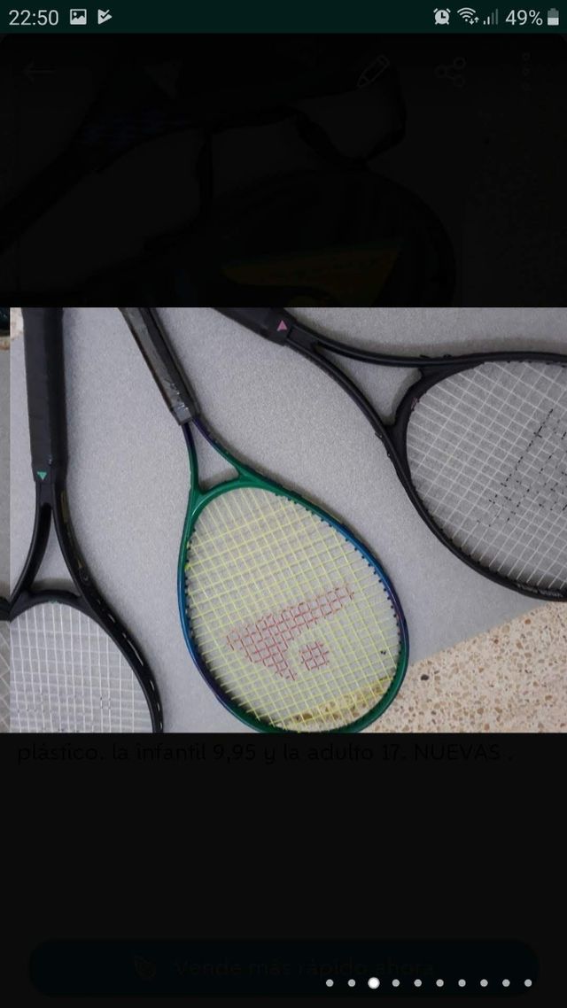 raquetas de tenis OCASION