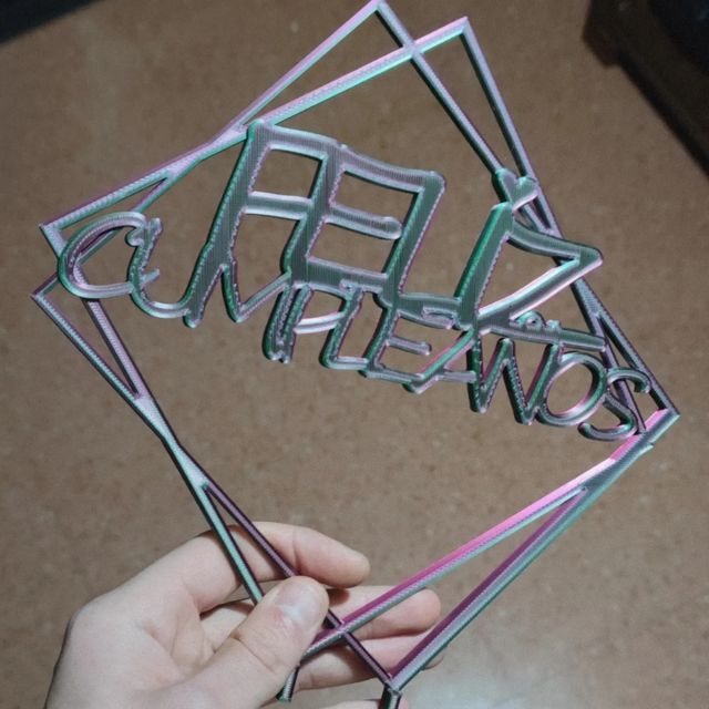 Adornos cumpleaños personalizados