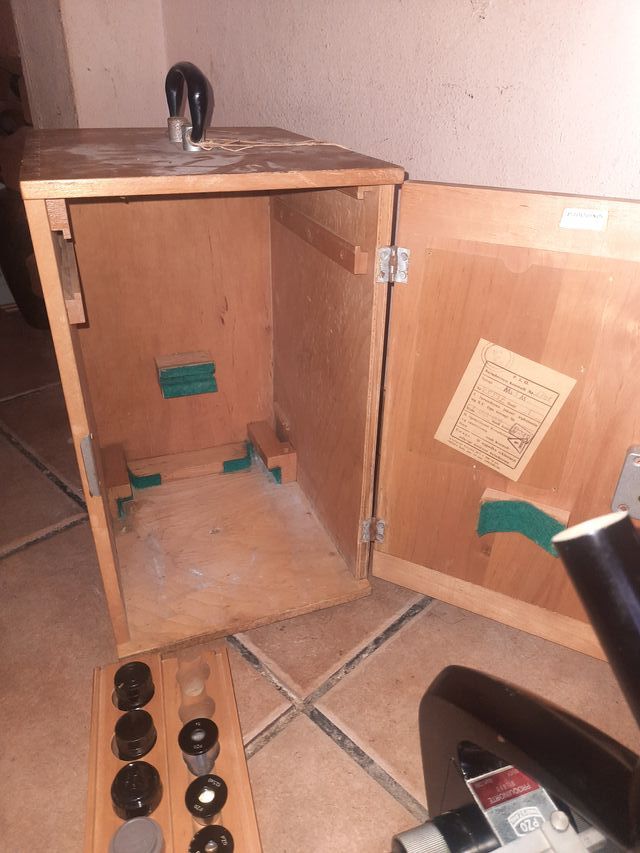 Microscopio antiguo pzo