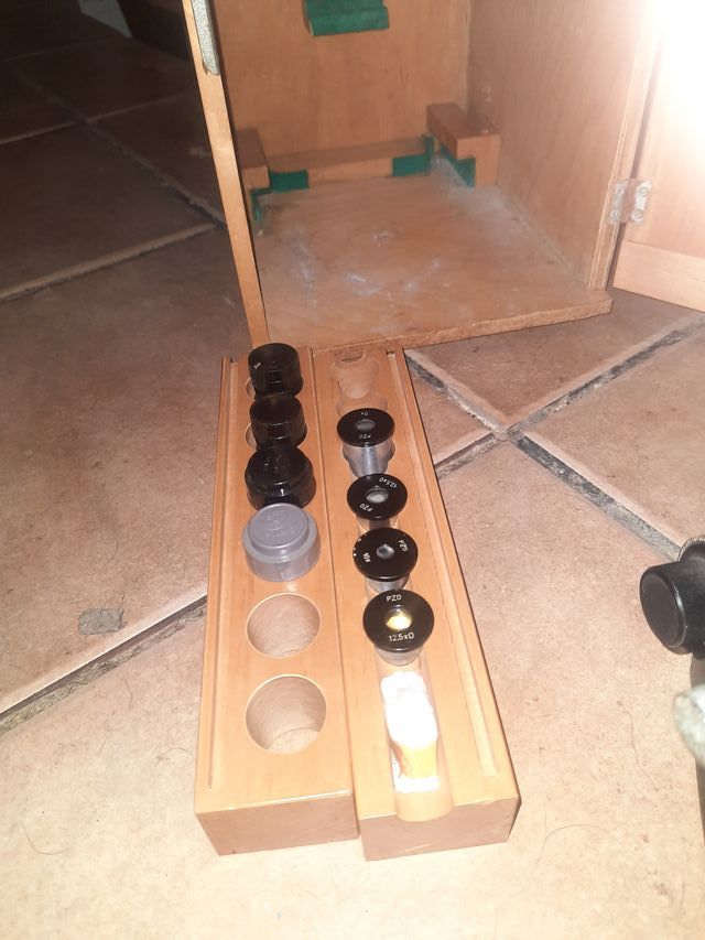 Microscopio antiguo pzo