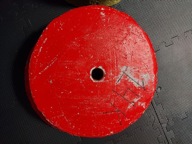 Discos artesanales para barra calibrados de 28 mm 