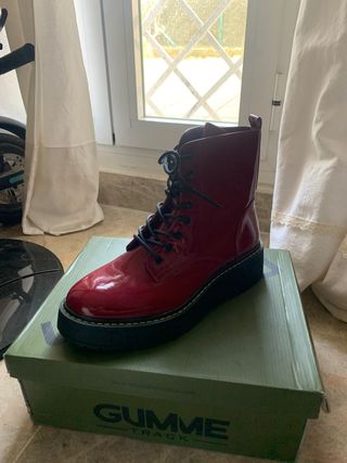 Botas militares franklin charol de segunda mano por 25 EUR en Tomares en  WALLAPOP
