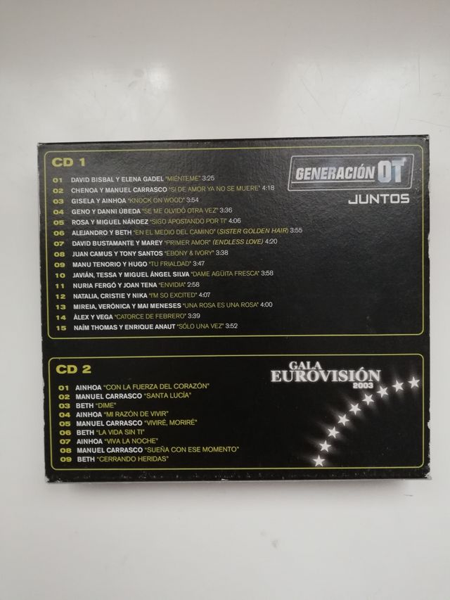 2 CDs generación ot juntos