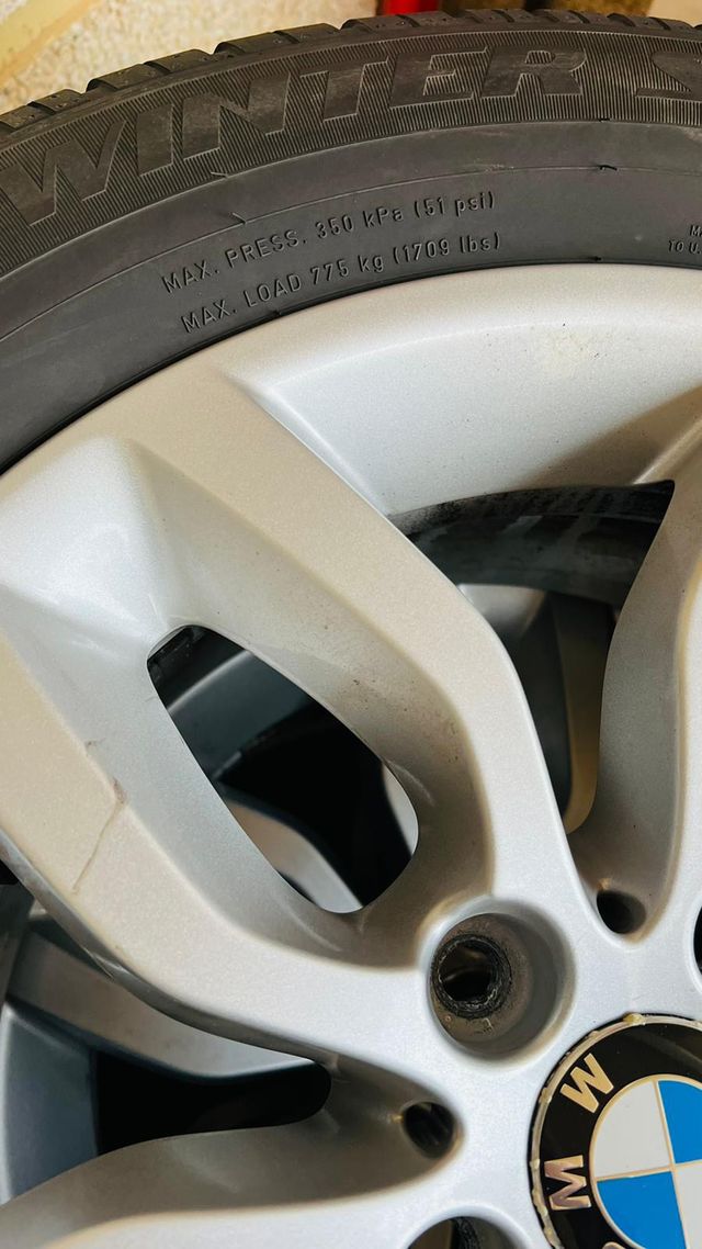 Llantas originales BMW 17" y neumáticos de inviern