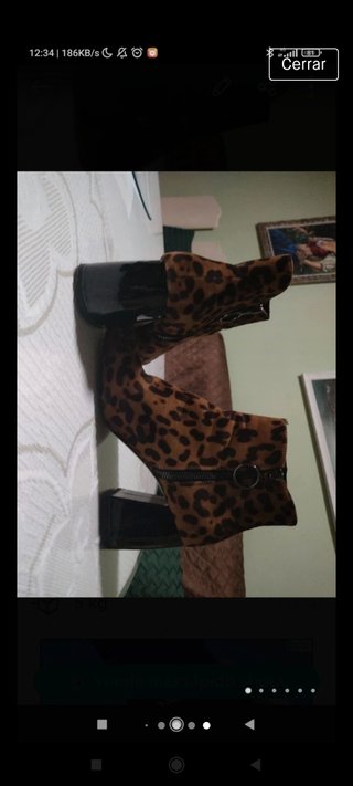 Botines Animal Print de Stradivarius de segunda mano por 8 EUR en  Aldeacentenera en WALLAPOP