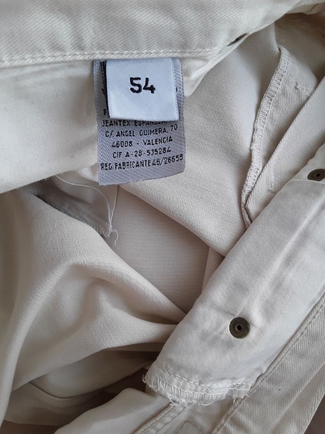 pantalon hombre beige