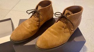 Botines Ante marrón T41 Cortefiel Hombre de segunda mano por 35 EUR en  Talavera de la Reina en WALLAPOP