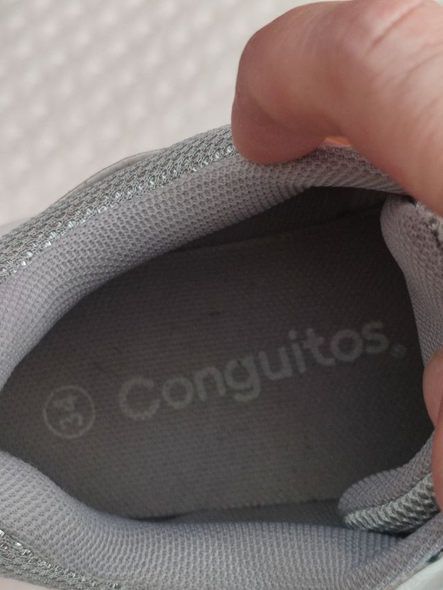 Zapatillas/playeras Conguitos talla 34 con luz