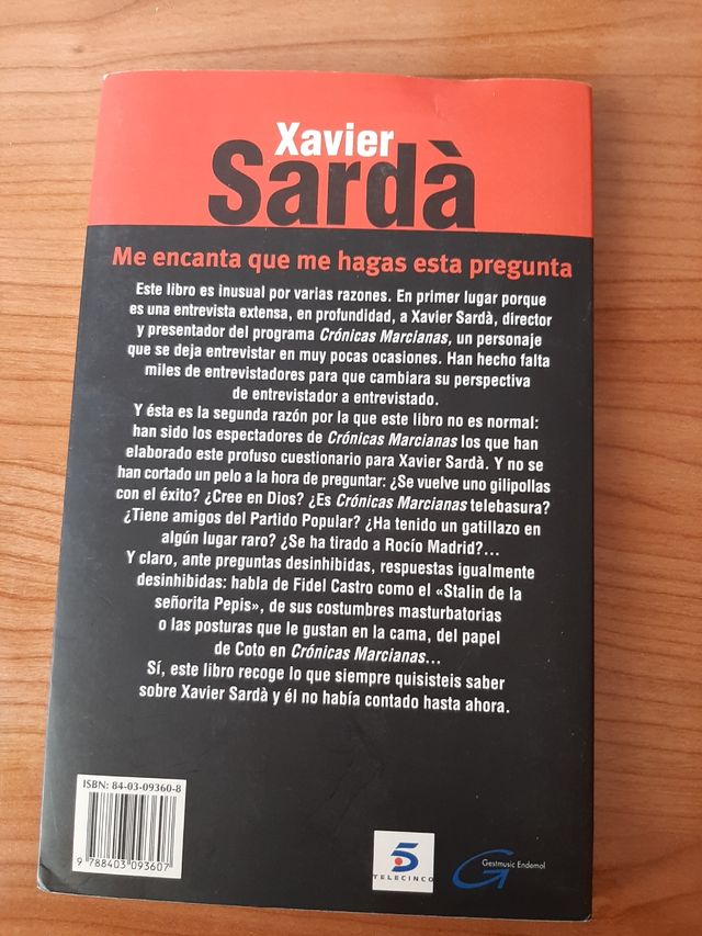 Libro Xavier Sarda