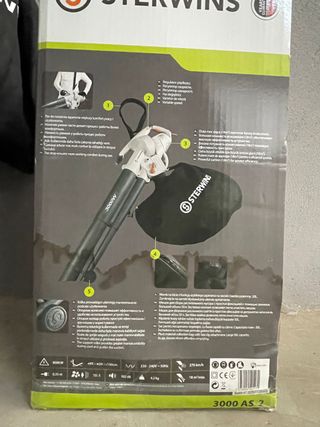 Aspirador soplador Sterwins AS2 3000W de segunda mano por 39 EUR en  Valdemoro en WALLAPOP