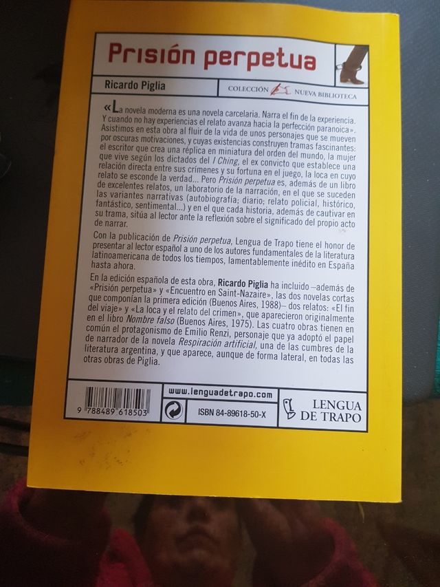 Libro prisión perpetua