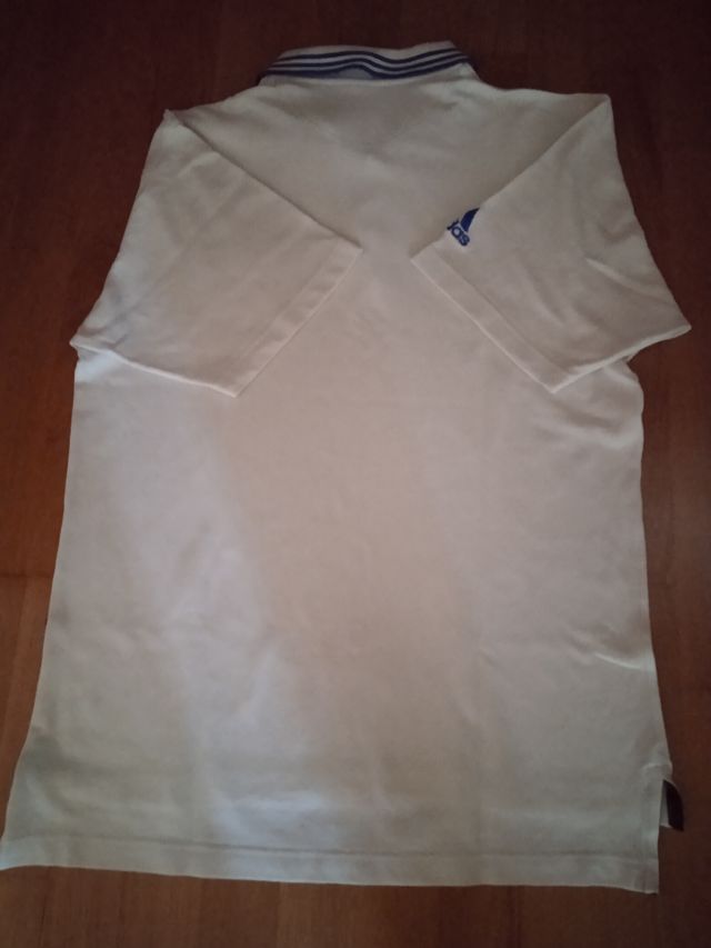 Polo blanco de adidas vintage