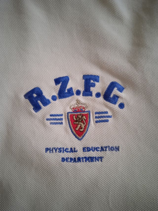 Polo blanco de adidas vintage