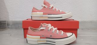 Zapatillas converse all star Chuck Taylor rosas 35 de segunda mano por 45  EUR en Torremolinos en WALLAPOP