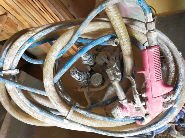 equipo gotele,cal,pintura