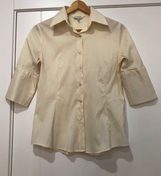 CAMISA ENTALLADA - Blanco | ZARA España