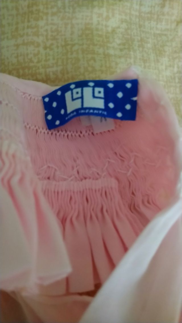 vestido bebe talla 0