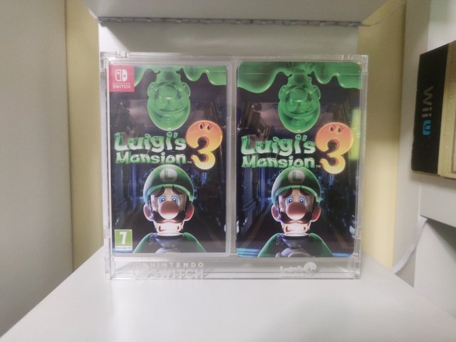 Caja acrílica luigi's mansion 3